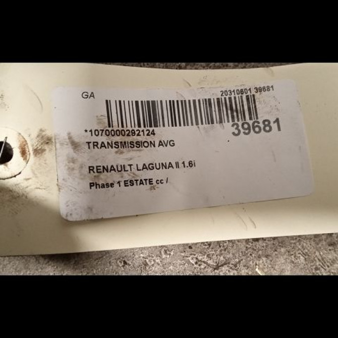 Transmission avant gauche occasion RENAULT LAGUNA II Phase 1 04-1995->04-1999 1.6i 107ch 8200232886 4