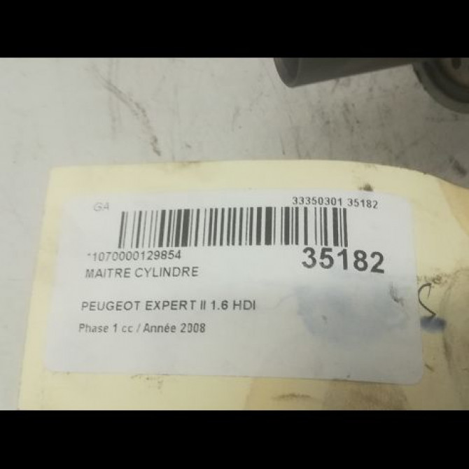 Maitre cylindre occasion PEUGEOT EXPERT II Phase 1 01-2007->... 1.6 HDI 90ch 4601T3 3