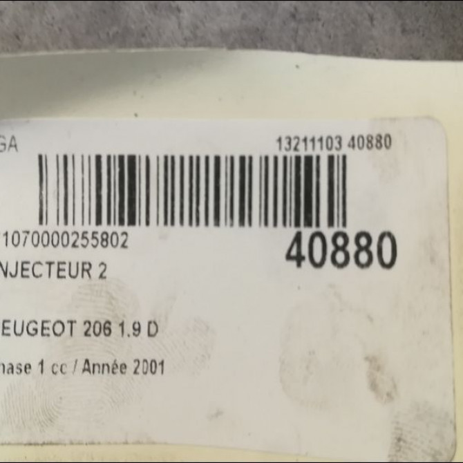 occasion PEUGEOT 206 Phase 1 09-1998->03-2009 1.9 D 9625169180 3