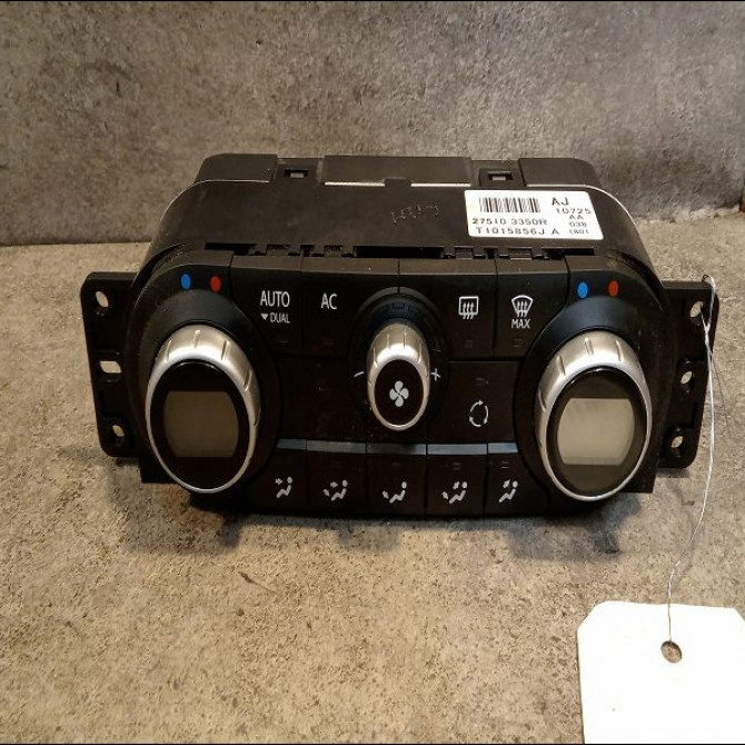 Commande de chauffage occasion RENAULT KOLEOS I Phase 1 06-2008->12-2011 2.0 DCI 16v 150ch 275103350R 1