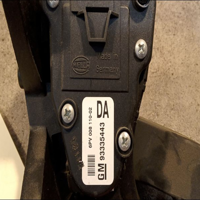 Potentiometre accelerateur occasion OPEL MERIVA I Phase 2 01-2006->09-2010 1.7 CDTI 100ch 3