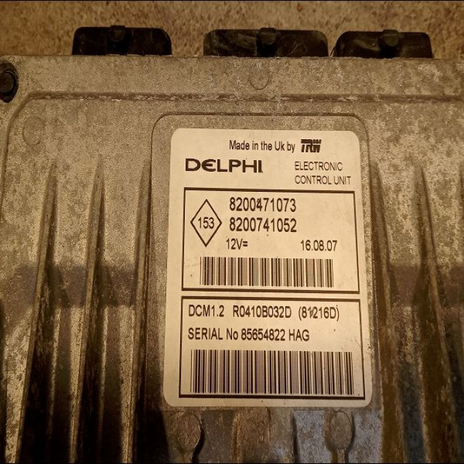 Calculateur moteur occasion RENAULT TWINGO II Phase 1 06-2007->11-2011 1.5 DCI 65ch 8200976242 3