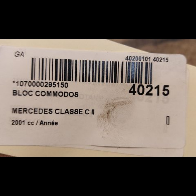 Bloc commodos occasion MERCEDES CLASSE C II Phase 1 05-2000->03-2004 3