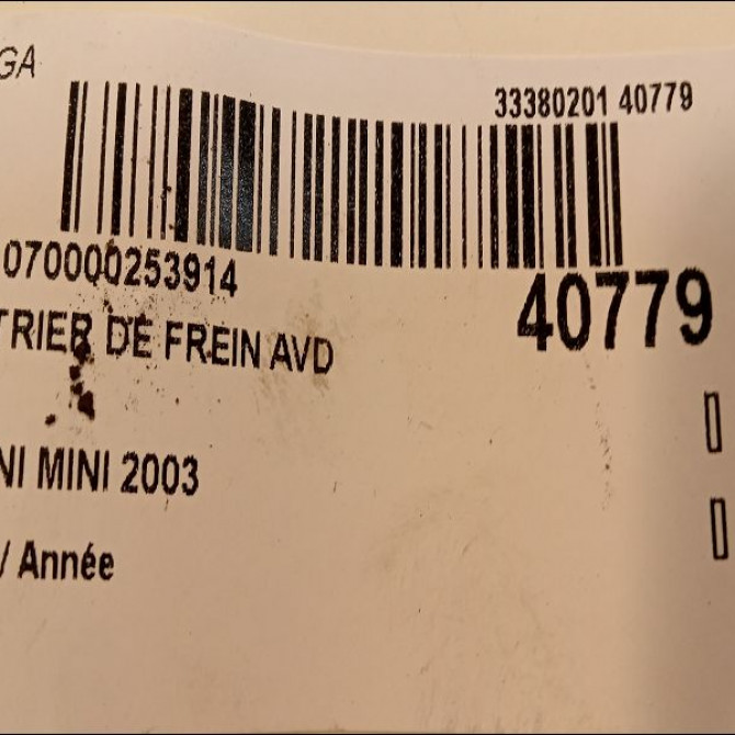 Etrier de frein avant droit occasion MINI MINI 34116768458 3
