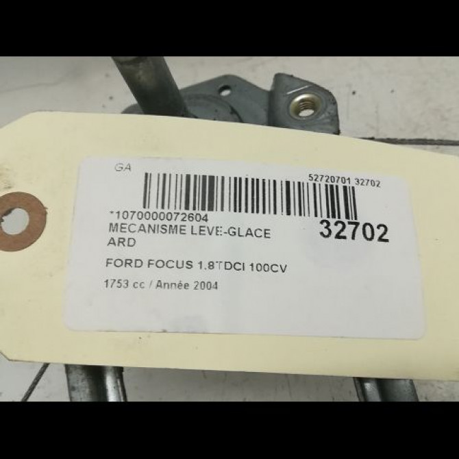Mecanisme leve-glace arrière droit occasion FORD FOCUS I Phase 1 10-1998->09-2004 1.8 TDCI 100ch 1331607 5