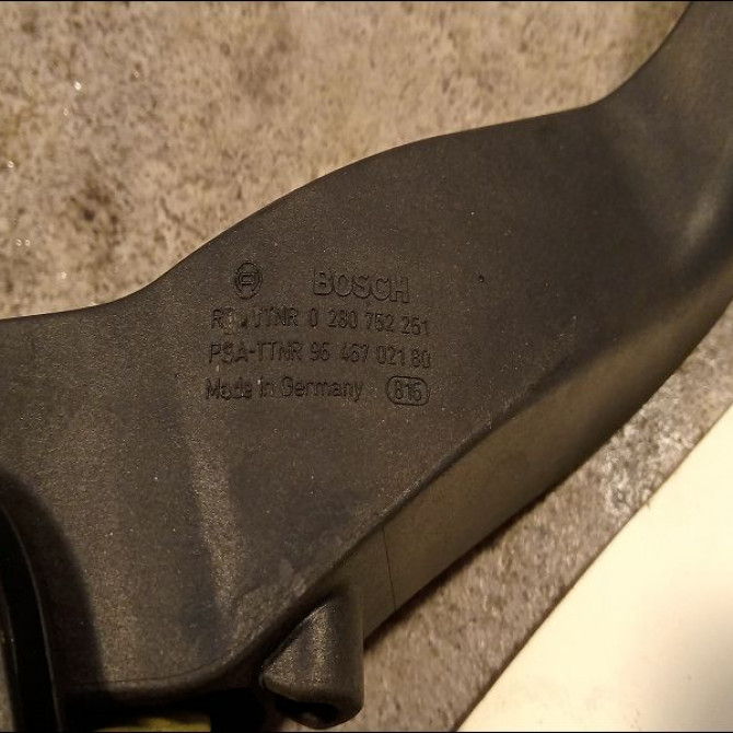 Potentiometre accelerateur occasion PEUGEOT 307 Phase 1 04-2001->06-2005 2.0 HDI 90ch 3