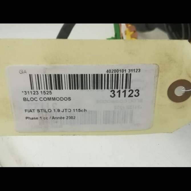 Bloc commodos occasion FIAT STILO Phase 1 10-2001->09-2007 1.9 JTD 115ch 735314882 3