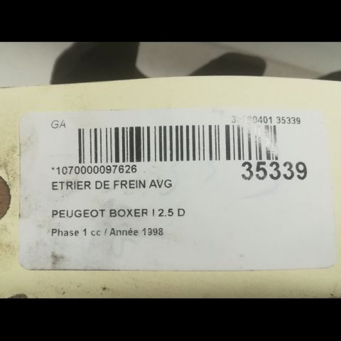 Etrier de frein avant gauche occasion PEUGEOT BOXER I Phase 1 07-1994->02-2002 2.5 D 441079 3
