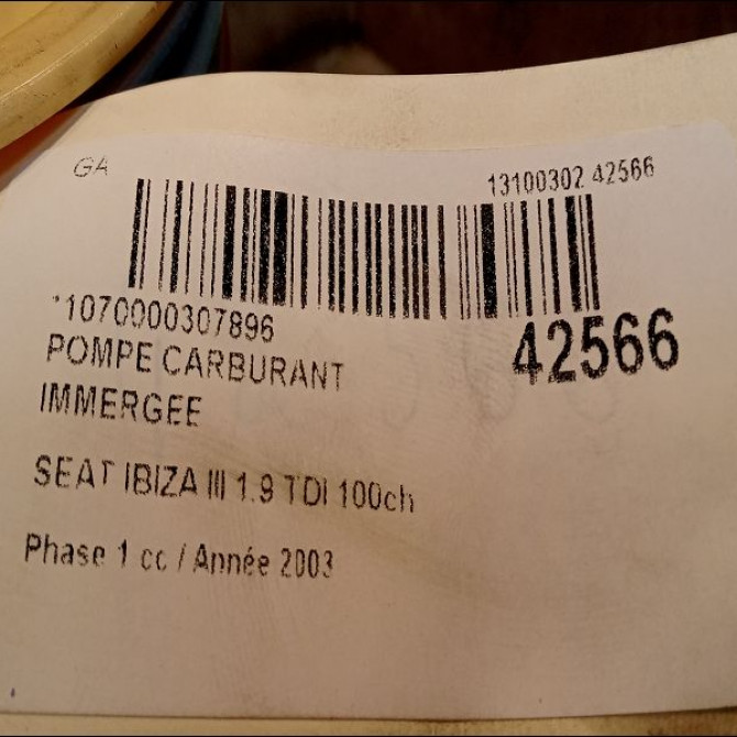 Pompe à carburant immergée occasion SEAT IBIZA III Phase 1 03-2002->03-2006 1.9 TDI 100ch 6Q0919050C 3