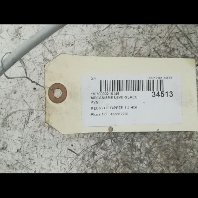 Mécanisme lève-glace avant gauche occasion PEUGEOT BIPPER Phase 1 03-2008->... 1.4 HDI 70ch 9221HC 3
