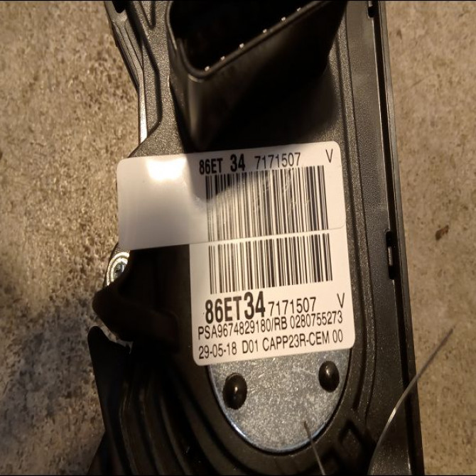 Potentiometre accelerateur occasion PEUGEOT 308 II 308 II Phase 2 2017-04-01-> 1.2i PureTech 130ch 2