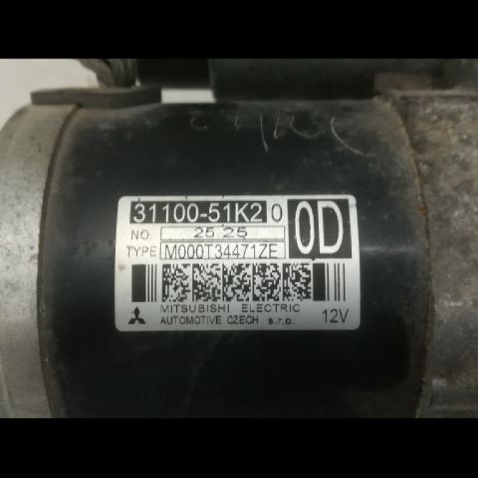 Démarreur occasion OPEL AGILA II Phase 1 03-2008->12-2014 1.0i 65ch 95516794 4