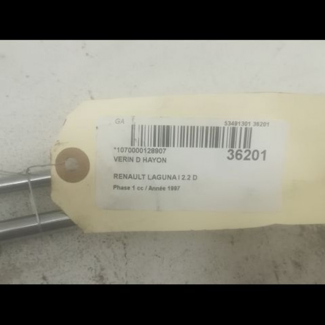 Verin droit hayon occasion RENAULT LAGUNA I Phase 1 01-1994->04-1998 2.2 D 7700846772 2