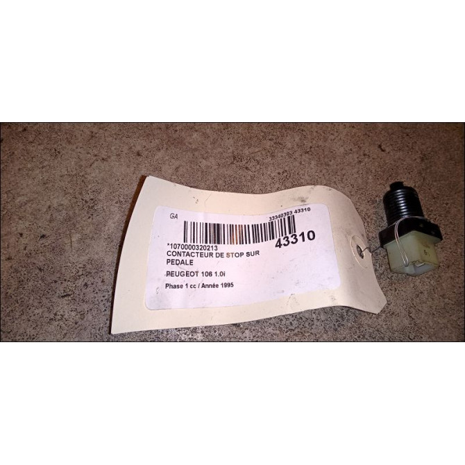occasion PEUGEOT 106 Phase 1 09-1991->04-1996 1.0i 3