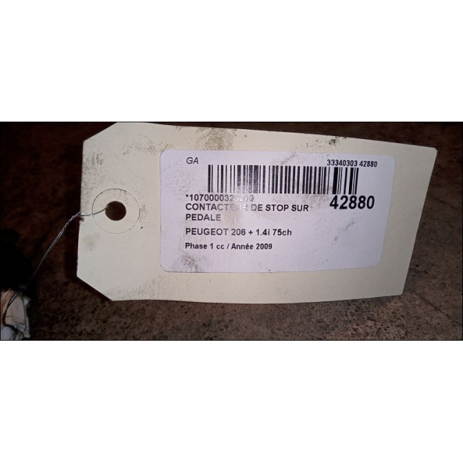 occasion PEUGEOT 206 + Phase 1 03-2009->05-2013 1.4i 75ch 3