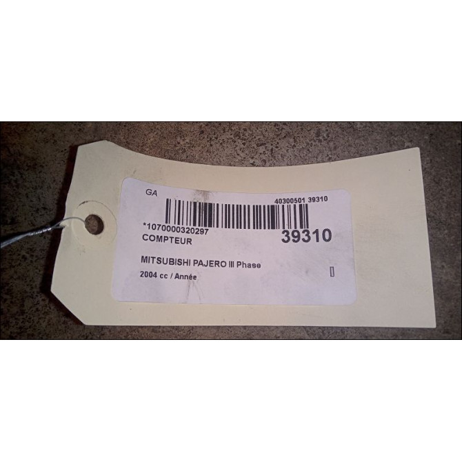 Compteur occasion MITSUBISHI PAJERO III Phase 2 02-2003->12-2006 MN151746 5