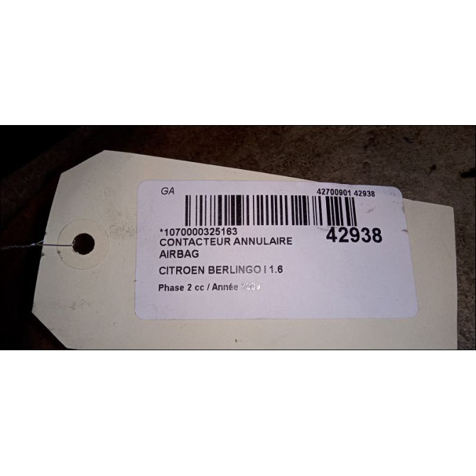 occasion CITROEN BERLINGO I Phase 2 11-2002->10-2010 1.6 HDi 75ch 3