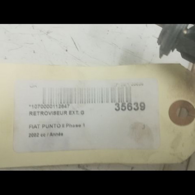 Retroviseur exterieur gauche occasion FIAT PUNTO II Phase 1 10-1999->05-2003 735380187 3