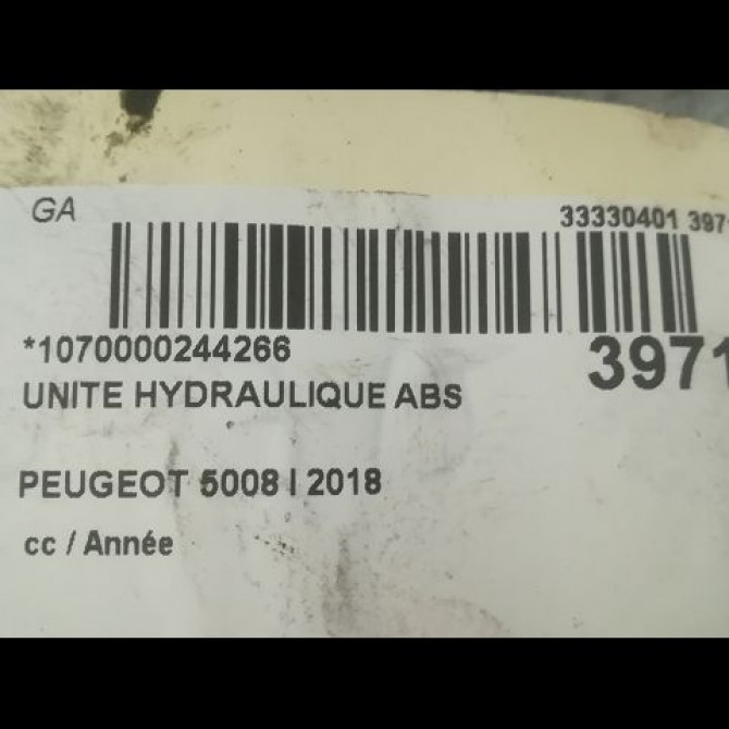 Unité hydraulique ABS occasion PEUGEOT 5008 II 1636413480 4