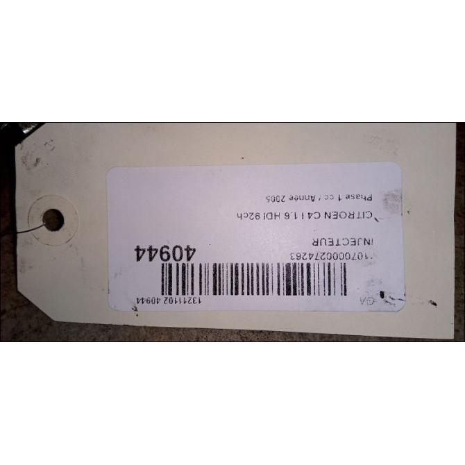 Injecteur occasion CITROEN C4 I Phase 1 11-2004->07-2008 1.6 HDI 92ch 2