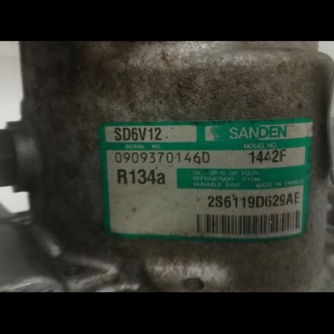 Compresseur air conditionne occasion FORD FUSION Phase 1 09-2002->10-2005 1.4 TDCI 4