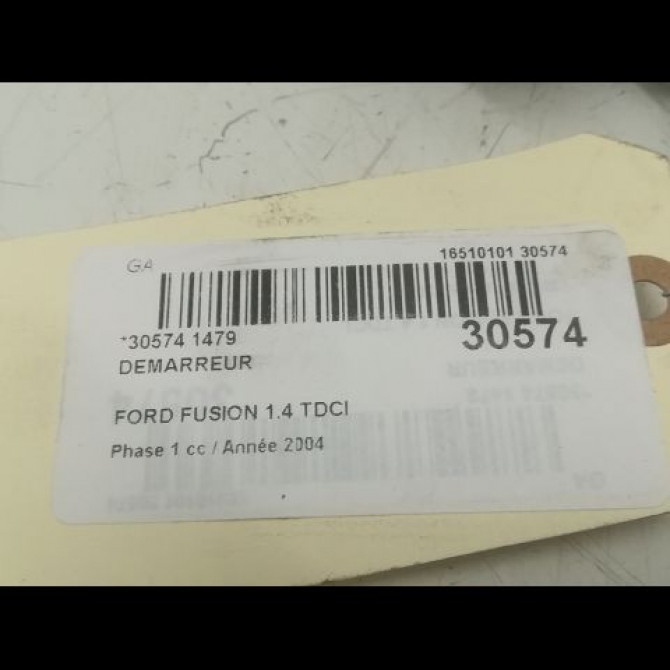 Démarreur occasion FORD FUSION Phase 1 09-2002->10-2005 1.4 TDCI 5