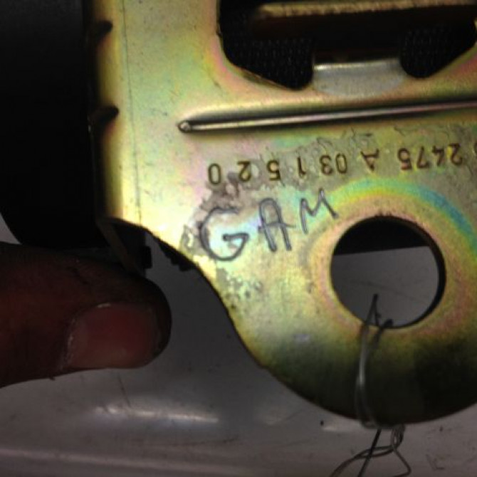 Ceinture arrière gauche occasion MINI MINI I Phase 1 09-2001->07-2004 D One 72117055962 2