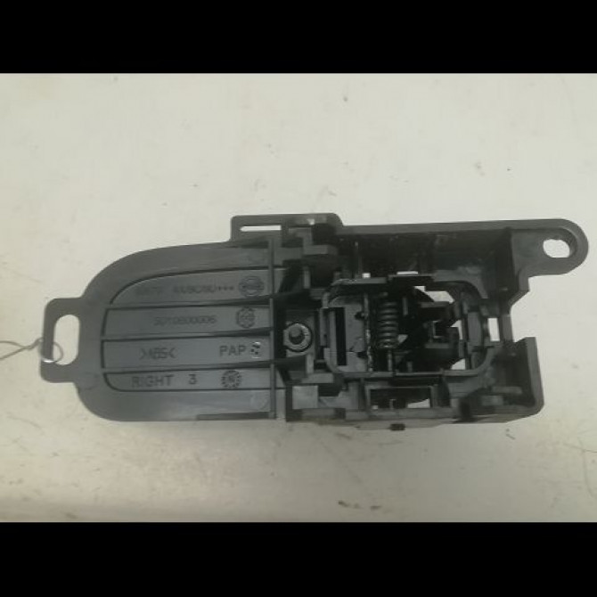 Poignee int porte avd occasion NISSAN NOTE I phase 2 03-2009->02-2014 1.5 DCI 86ch 80670AX603 2