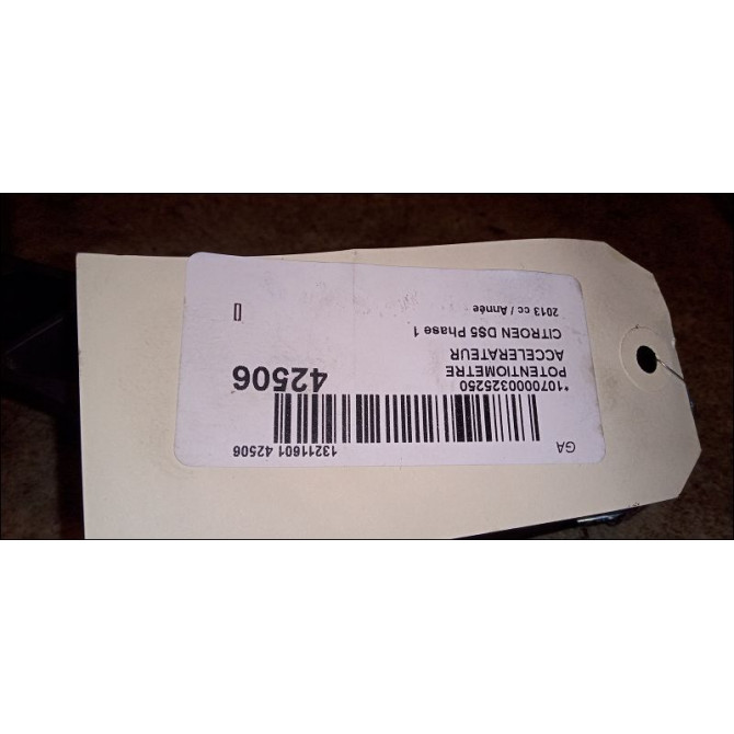 Potentiometre accelerateur occasion CITROEN DS5 Phase 1 06-2011->... 3