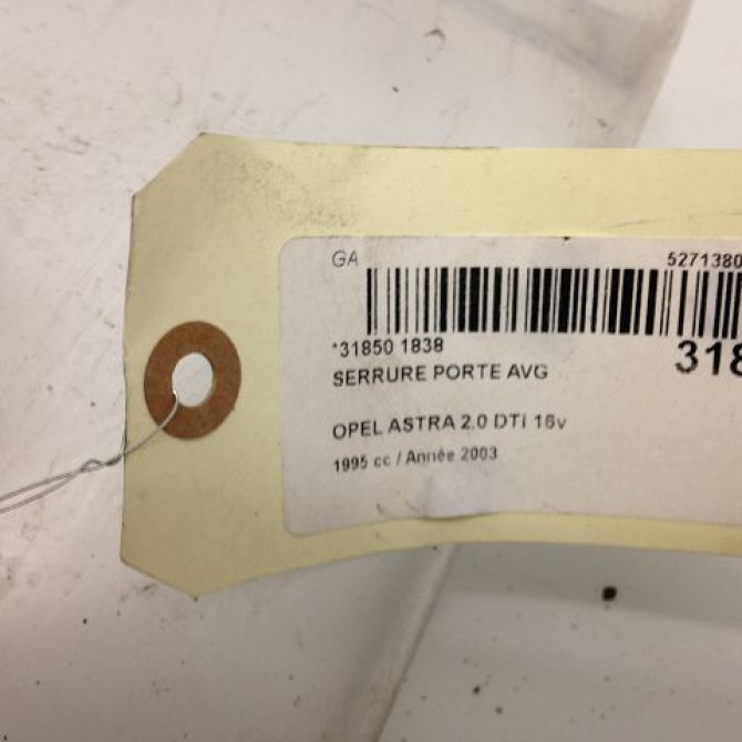 Serrure porte avg occasion OPEL ASTRA II Phase 1 04-1998->09-2004 2.0 DTI 16v 24444015 4