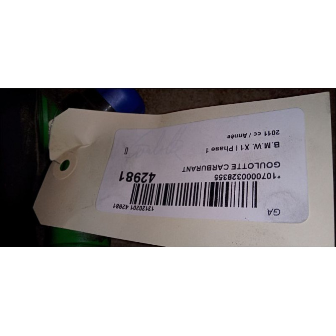 Goulotte carburant occasion B.M.W. X1 I Phase 1 07-2009->05-2012 2