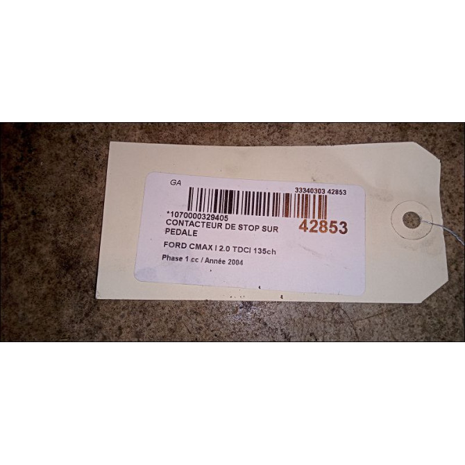 occasion FORD CMAX I Phase 1 09-2003->03-2007 2.0 TDCI 135ch 2