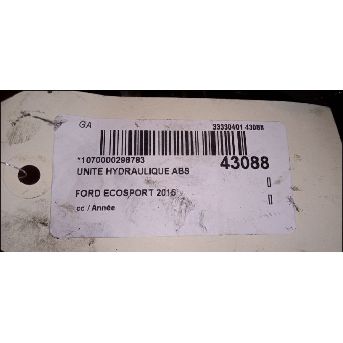Unité hydraulique ABS occasion FORD ECOSPORT 5
