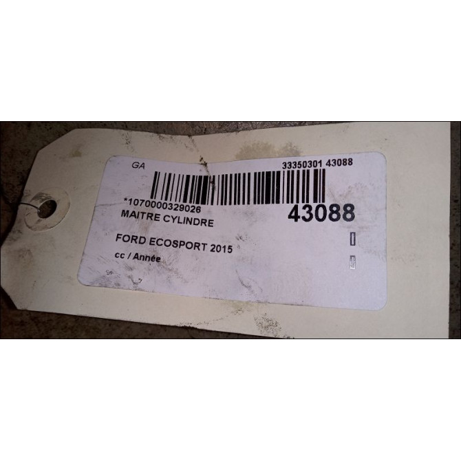 Maitre cylindre occasion FORD ECOSPORT 3