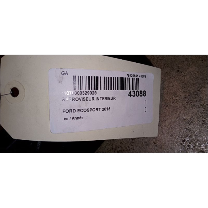 Retroviseur interieur occasion FORD ECOSPORT 3
