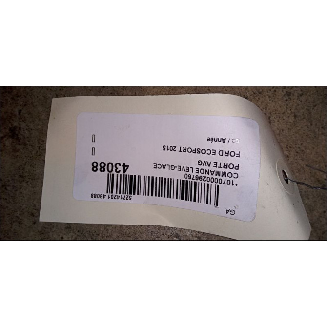 Commande lève-glace porte avant gauche occasion FORD ECOSPORT 3