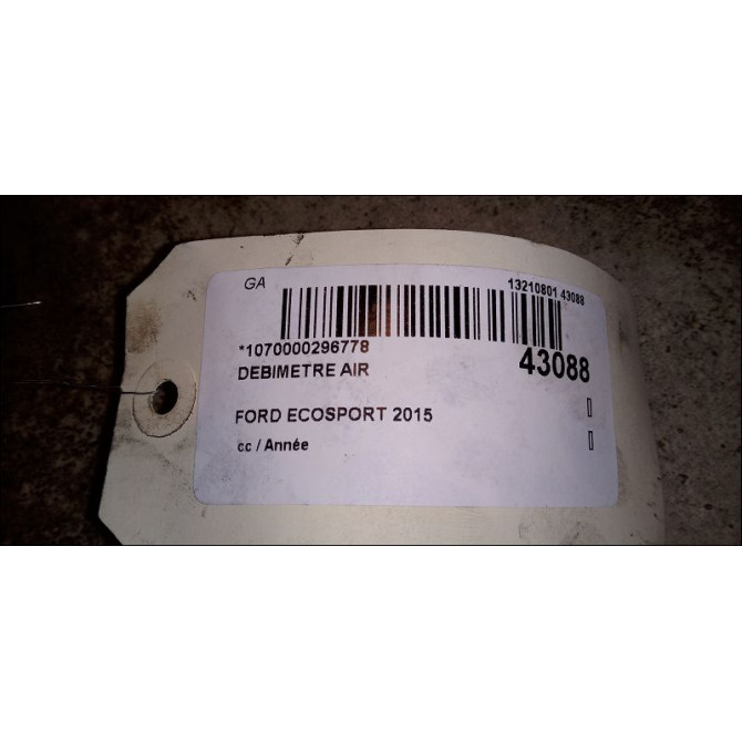 Debimetre air occasion FORD ECOSPORT 3