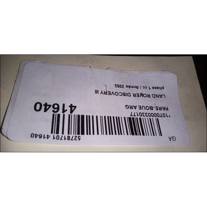 Pare-boue arrière gauche occasion LAND ROVER DISCOVERY III Phase 1 04-1995->04-1999 2.7 TD 190ch 2