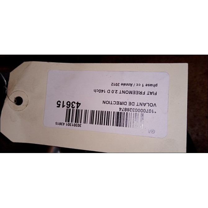 Volant de direction occasion FIAT FREEMONT Phase 1 04-1995->04-1999 2.0 D 140ch K5SD74DX9AA 3
