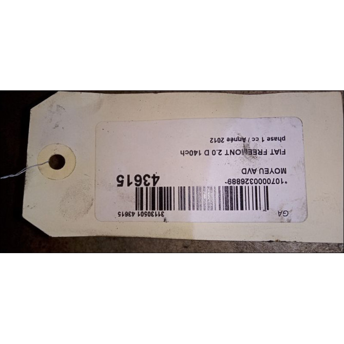 Moyeu avd occasion FIAT FREEMONT Phase 1 04-1995->04-1999 2.0 D 140ch K68184748AC 3