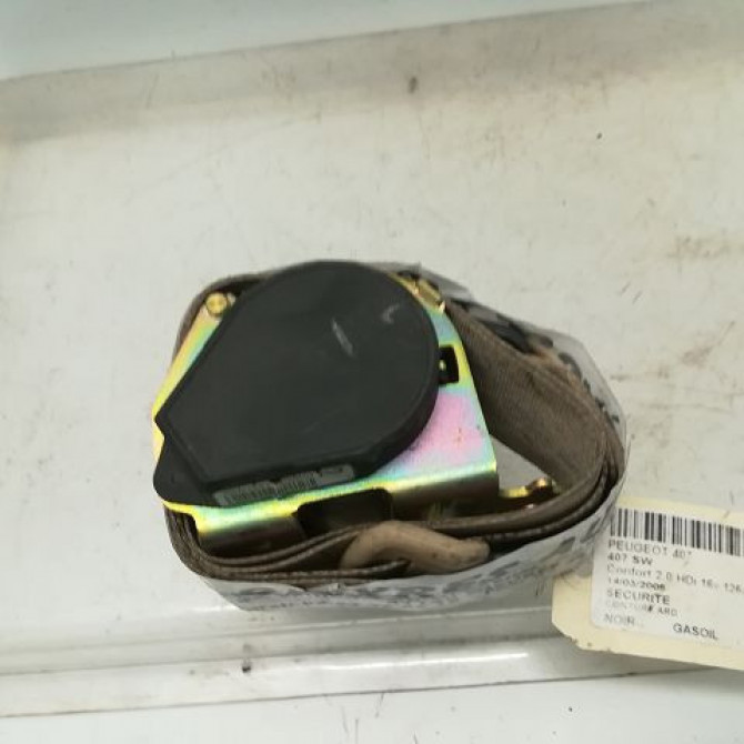 Ceinture arrière droite occasion PEUGEOT 407 Phase 1 04-2004->07-2008 8974HR 2