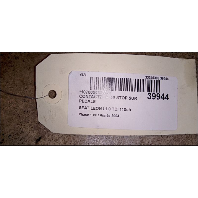 occasion SEAT LEON I Phase 1 04-2000->10-2006 1.9 TDI 110ch 2