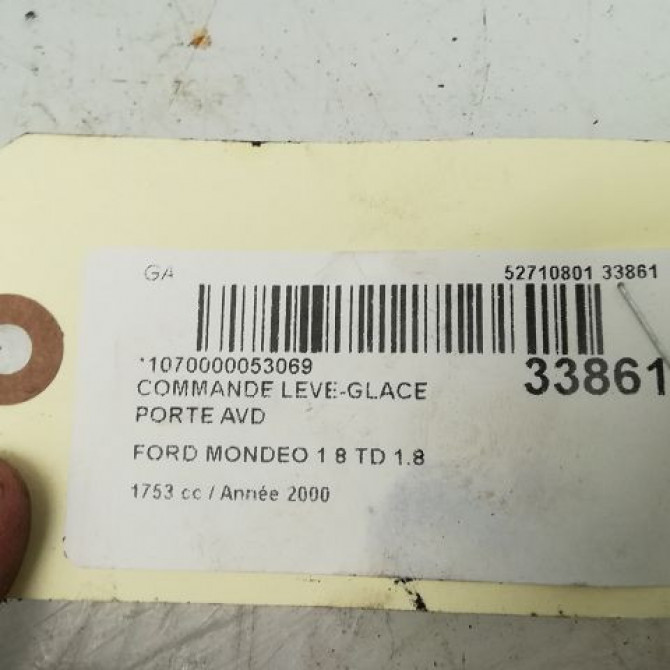Commande lève-glace porte avant droite occasion FORD MONDEO I Phase 1 01-1993->09-1996 1.8 TD 4