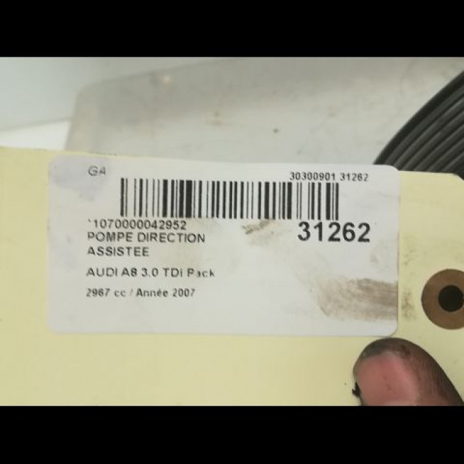 Pompe direction assistee occasion AUDI A8 I Phase 1 09-1994->02-1999 4E0145156B 4