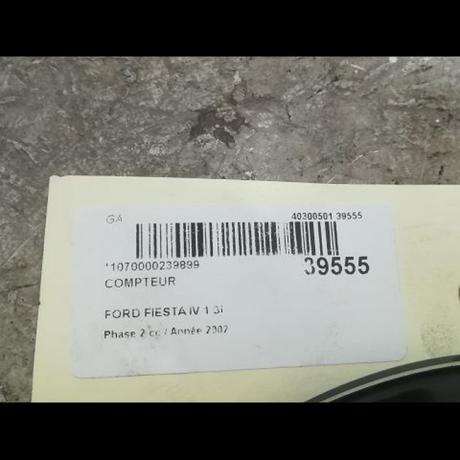 Compteur occasion FORD FIESTA IV Phase 2 09-1999->09-2002 1.3i 1138021 3