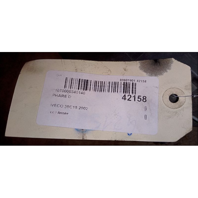 Phare droit occasion 3