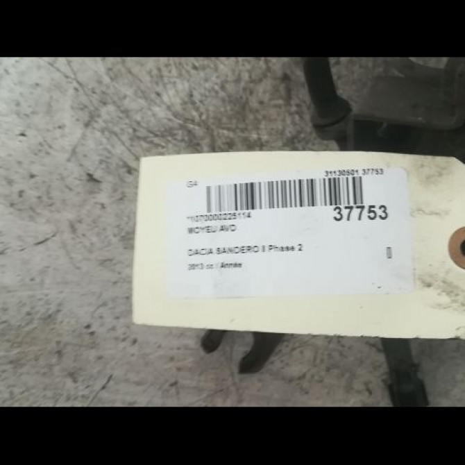 Moyeu avd occasion DACIA SANDERO II Phase 2 02-2017->... 7701207677 3