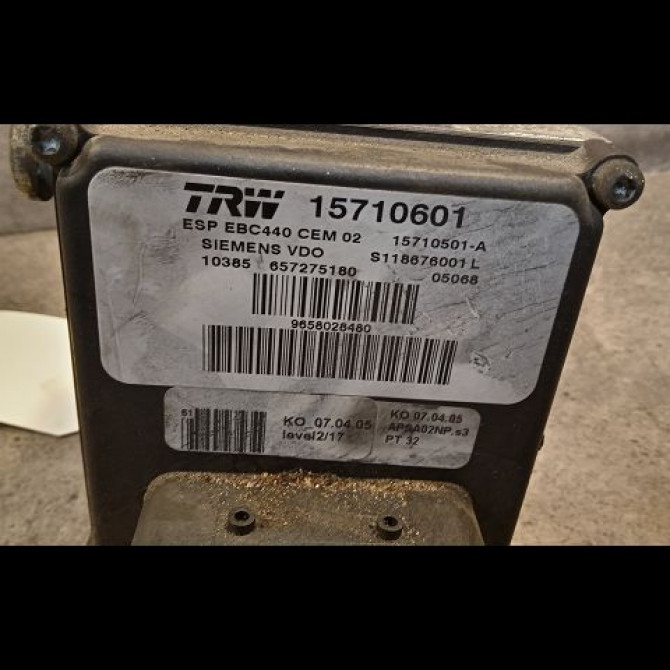 Unité hydraulique ABS occasion PEUGEOT 407 Phase 1 04-2004->07-2008 2.0 HDI 136ch 4541X4 3