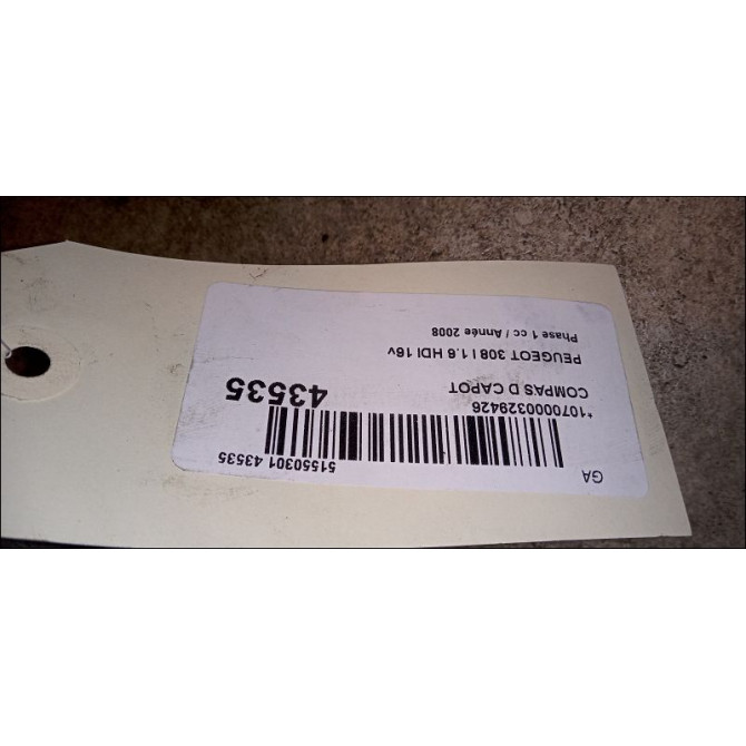 Compas d capot occasion PEUGEOT 308 I Phase 1 09-2007->03-2011 1.6 HDI 16v 110ch 791344 2