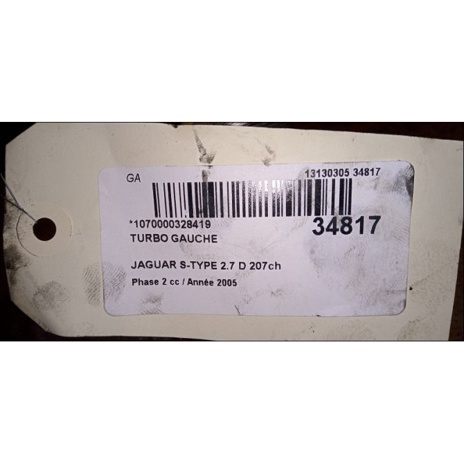 occasion JAGUAR S-TYPE Phase 2 01-2002->12-2007 2.7 D 207ch 5
